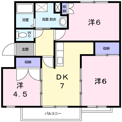 ベルコリーナケイ（201） 間取り図画像