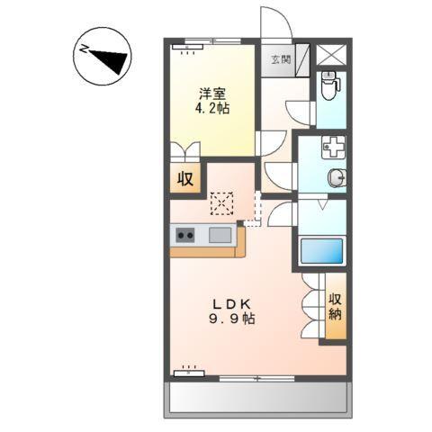 メイ・フルール　Ⅱ 間取り図画像