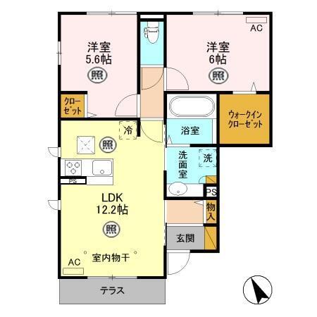 フローラルハイツ（101） 間取り図画像