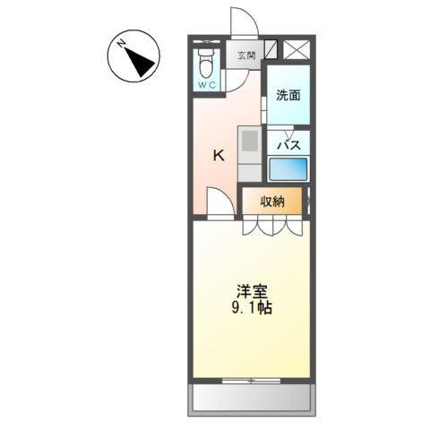 パルティールＫ 間取り図画像