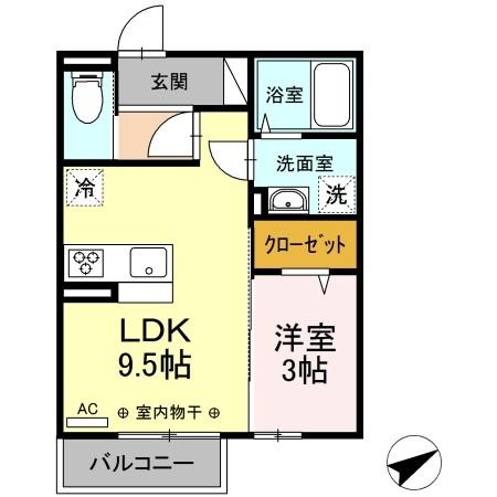 プレミスト　Ⅵ（205） 間取り図画像
