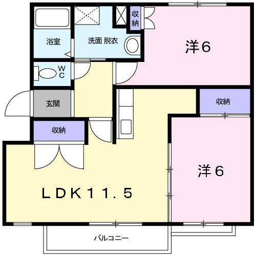 ベルコリーナケイ（203） 間取り図画像