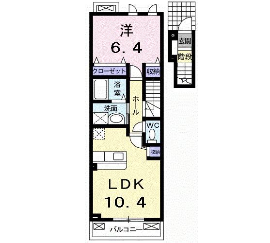 アヴェニールＡ（203） 間取り図画像