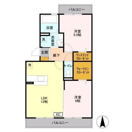 ボナール　Ａ（305） 間取り図画像