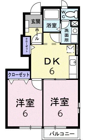 アルシオネＡ（101） 間取り図画像