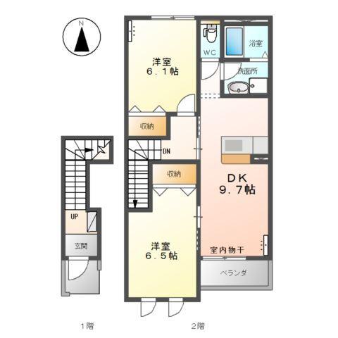 フォレストⅡ 間取り図画像