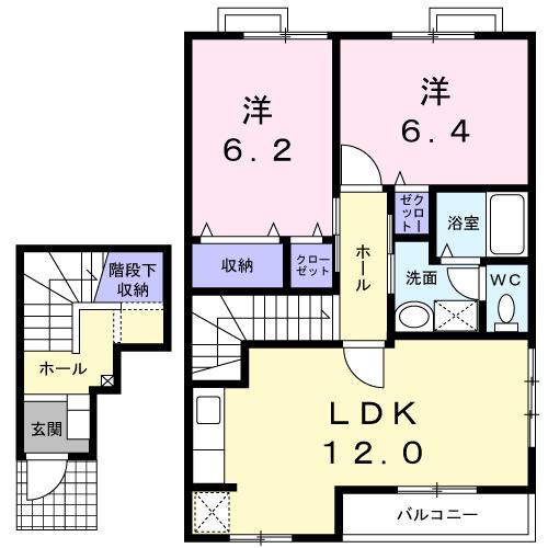 ラッフィナート・モルティＢ（203） 間取り図画像