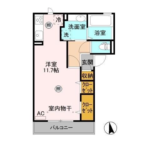 ファーストステージ（203） 間取り図画像