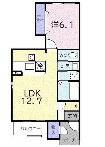 アルバーダＢ（101） 間取り図画像