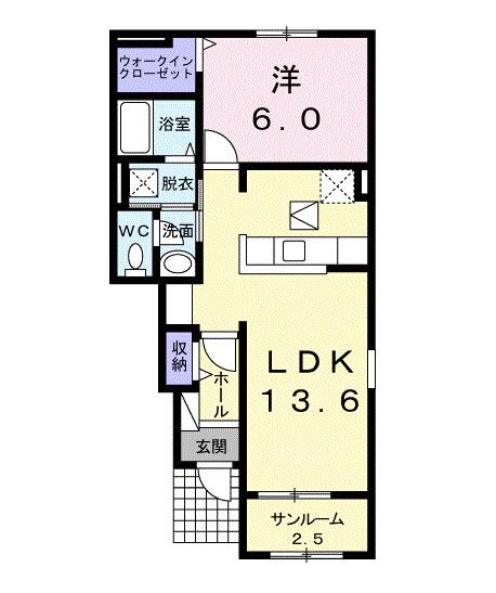ビッグ・ツリー　ⅡＢ（102） 間取り図画像
