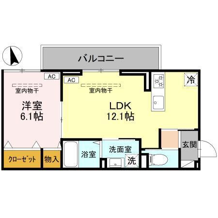 オペラハウス小舞木（203） 間取り図画像