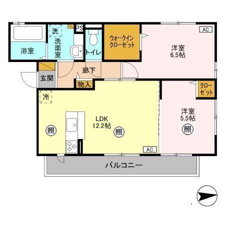 グランデ（205） 間取り図画像