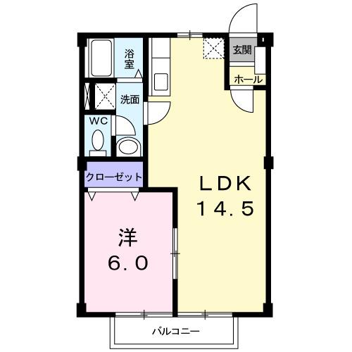 パークハイツＵ（203） 間取り図画像