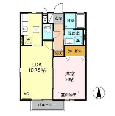コンフォール・メゾン　Ⅰ（105） 間取り図画像