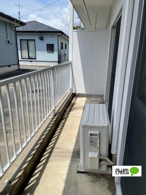 太田市内ケ島町アパート バルコニー