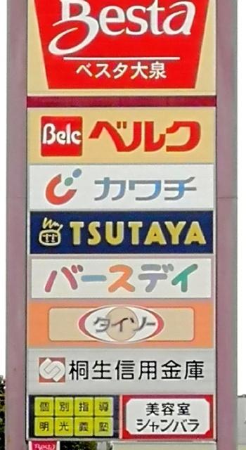 TSUTAYA大泉店：2899m