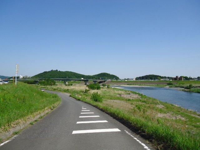 渡良瀬川河川緑地：1268m