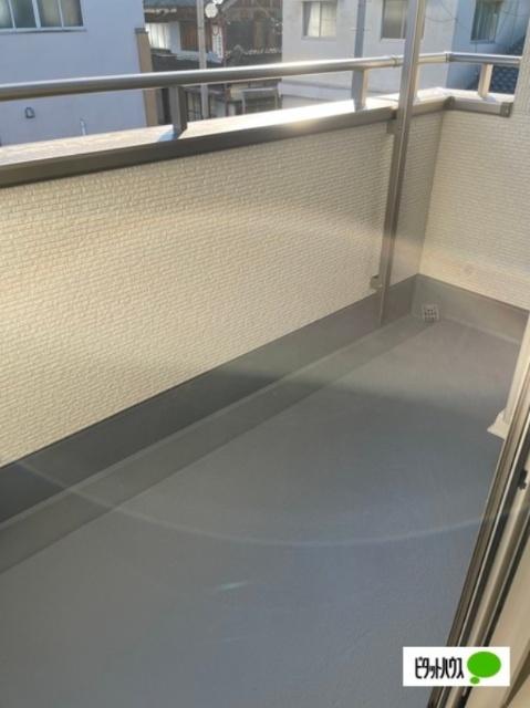 佐野市上台町中古アパート バルコニー