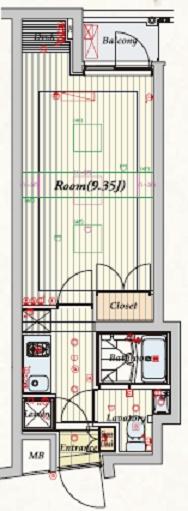ビバリーホームズ町屋（303） 間取り図画像