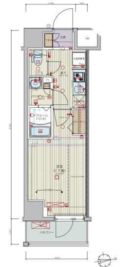 デュオステージ西ケ原（102） 間取り図画像