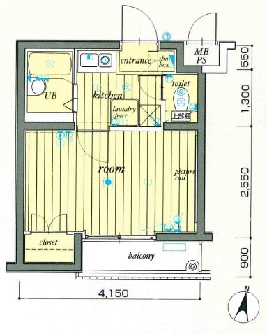 アヴァンティ哲学堂公園（102） 間取り図画像