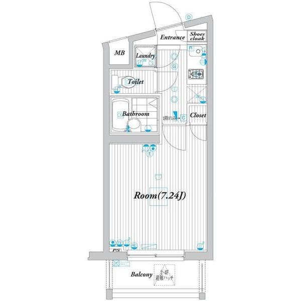ビバリーホームズ豊島園（407） 間取り図画像