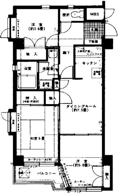 グリーンパーク第11綾瀬 間取り図画像