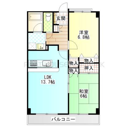  間取り図写真