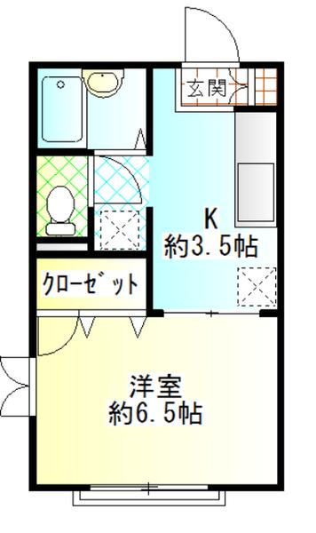 フローラ本多（202） 間取り図画像