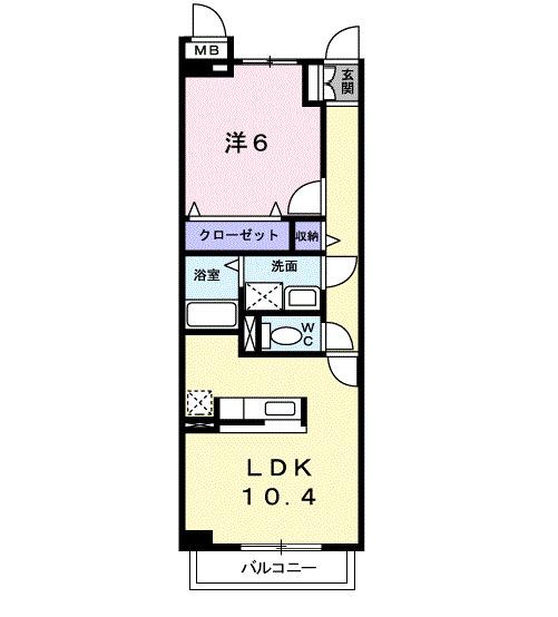 エスポアメゾンⅡ（102） 間取り図画像