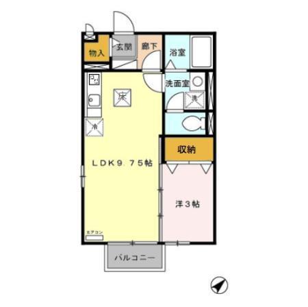 モナリエ飯泉（106） 間取り図画像