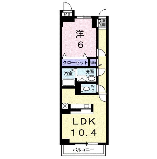 エスポアメゾンⅡ（302） 間取り図画像