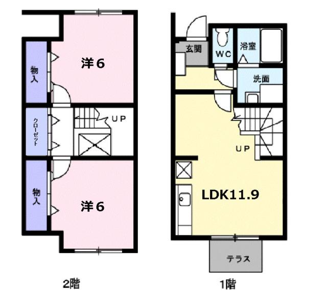 アビテイスⅢ（102） 間取り図画像