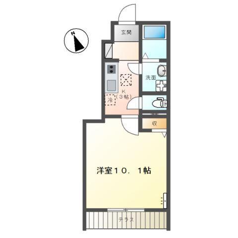 コンフォールＫ 間取り図画像