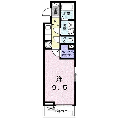 グローヴ　テラス−２（201） 間取り図画像