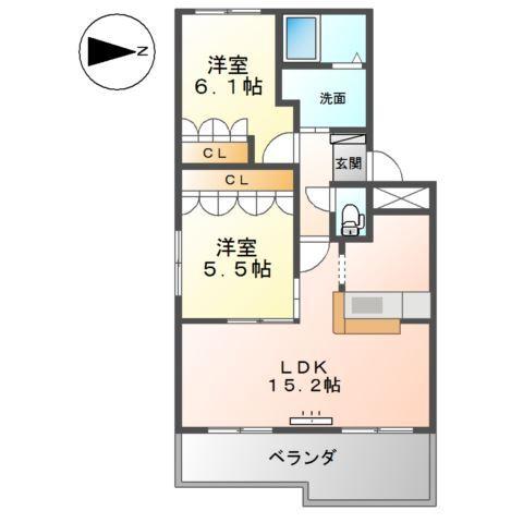 オーキッド・ヴィラ３ 間取り図画像