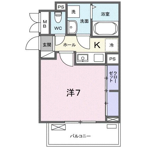 アミーゴⅢ（203） 間取り図画像