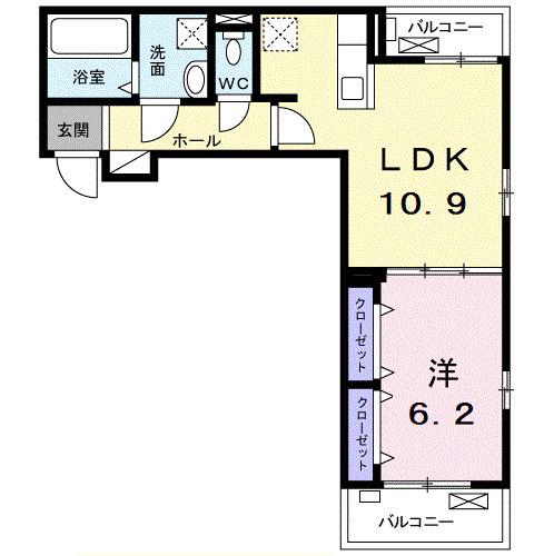 フラン湘南（203） 間取り図画像