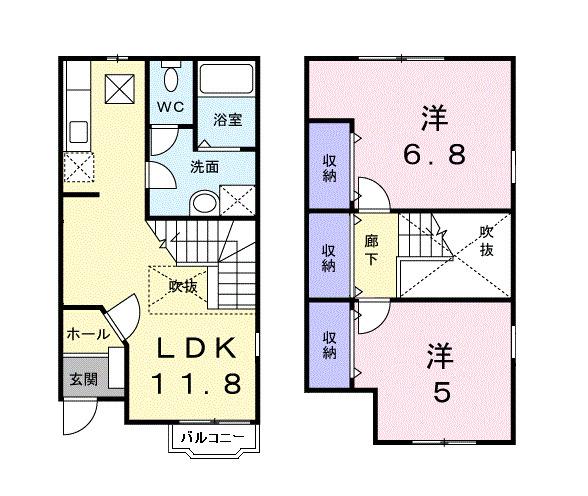 エクセランＴ（103） 間取り図画像