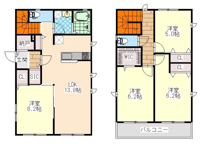 寿町4丁目戸建て（1） 間取り図画像