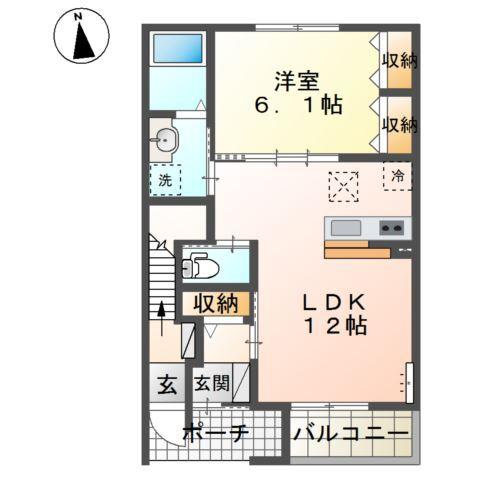 Maison de Prunier (メゾン　ド　プルニエ) 間取り図画像