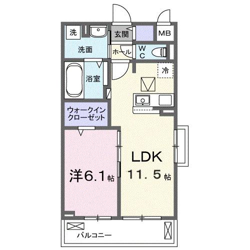 ル　グランシャリオ（101） 間取り図画像