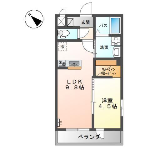 南足柄市関本アパートⅡ期新築工事 間取り図画像