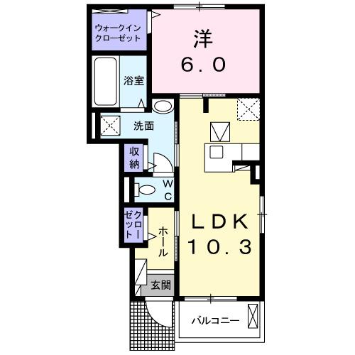 ヴァンヴェール（105） 間取り図画像