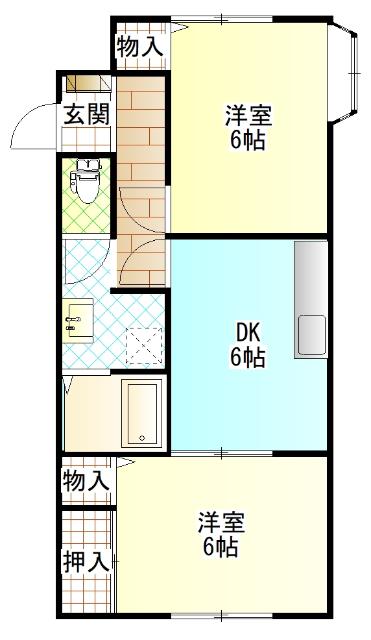 メゾンドフェリシテ 1（102） 間取り図画像