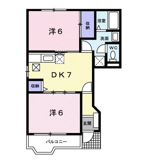 ノースヴィラ（102） 間取り図画像