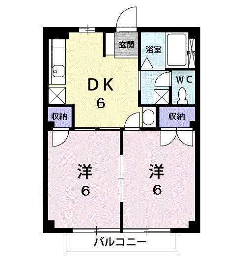 プラムハイツＡ（104） 間取り図画像