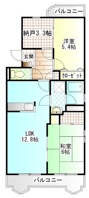ベルヴェデーレⅡ（105） 間取り図画像
