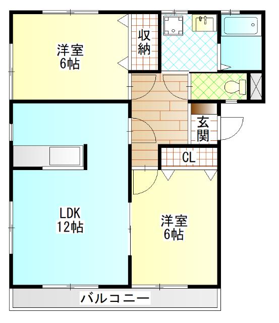 エクセル（101） 間取り図画像