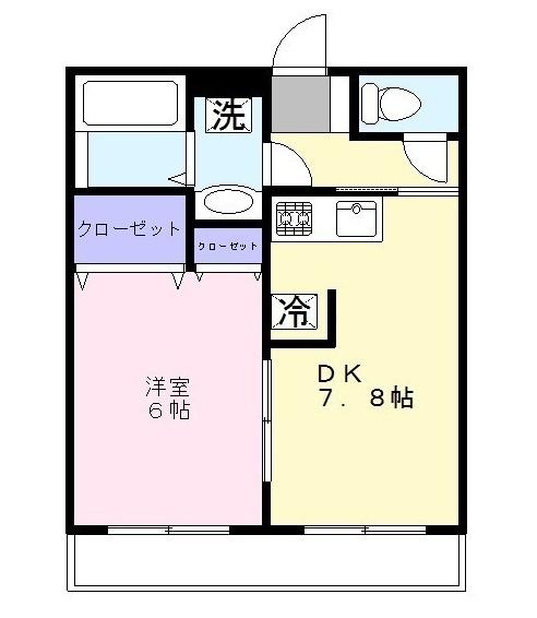 ブラヴィオゴトウ（1B） 間取り図画像